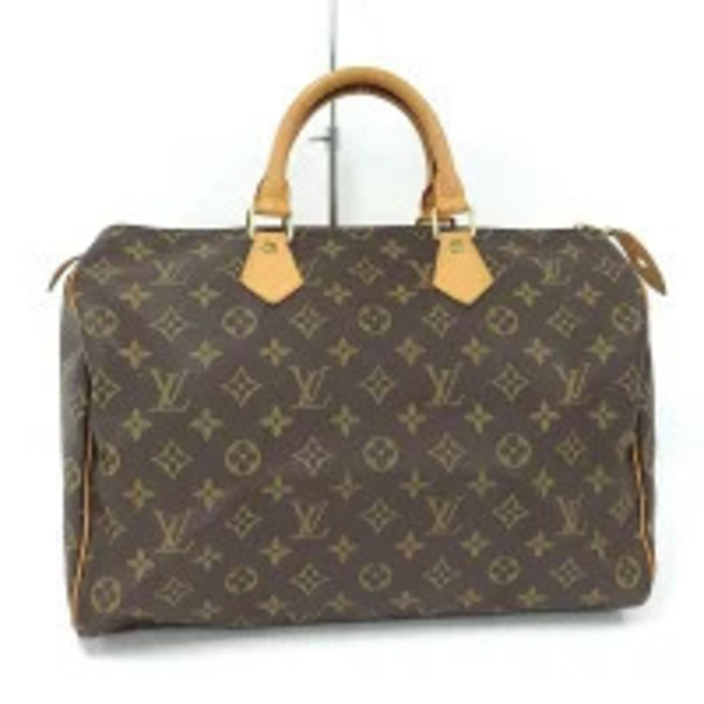 LOUIS VUITTON Speedy Boston Bag Monogram Brown